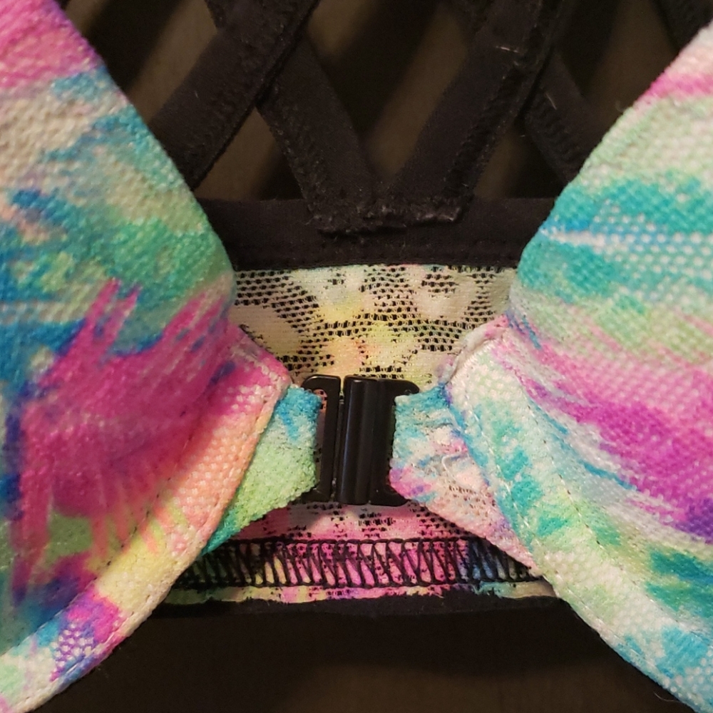 Pink Racerback Pushup Bra - Picture 3 of 4